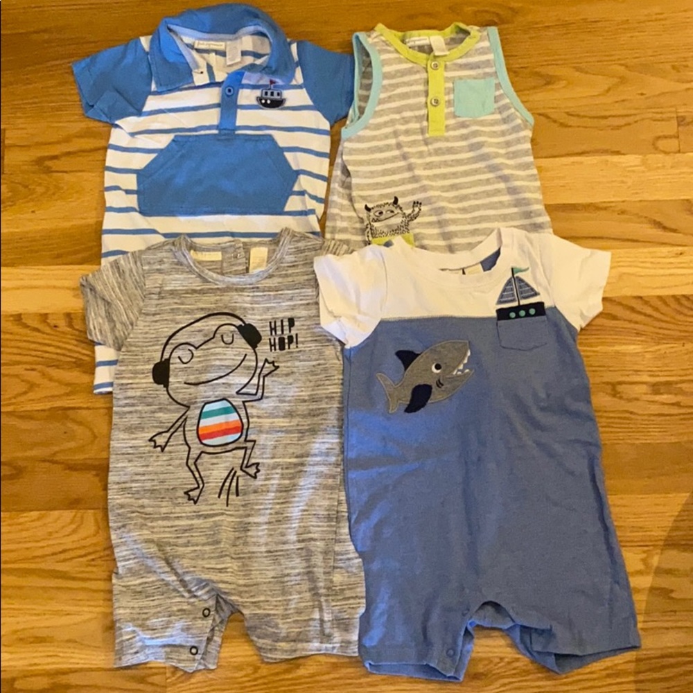 Set of 4 Rompers